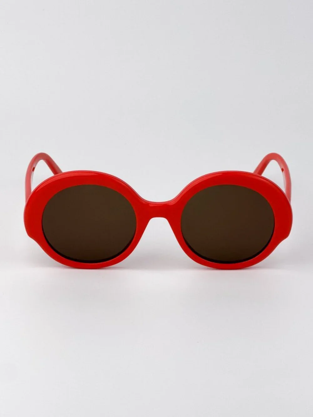 LOEWE LW40135I 42E SHINY ORANGE ROUND SUNGLASSES